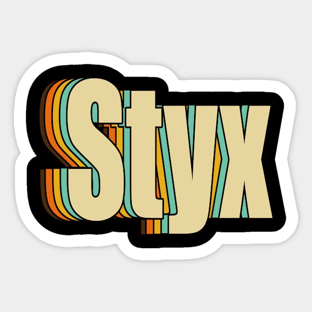 Styx Sticker by DESKPOP PODCAST